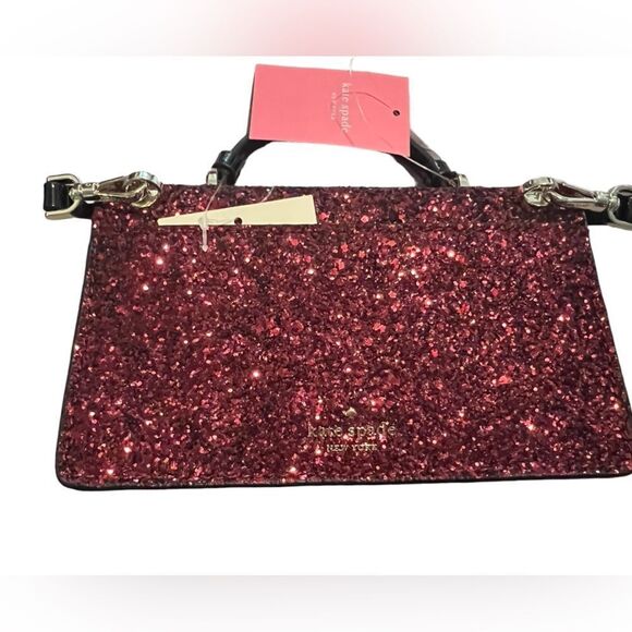 New Kate Spade Odette glitter cross body bag - Picture 3 of 6